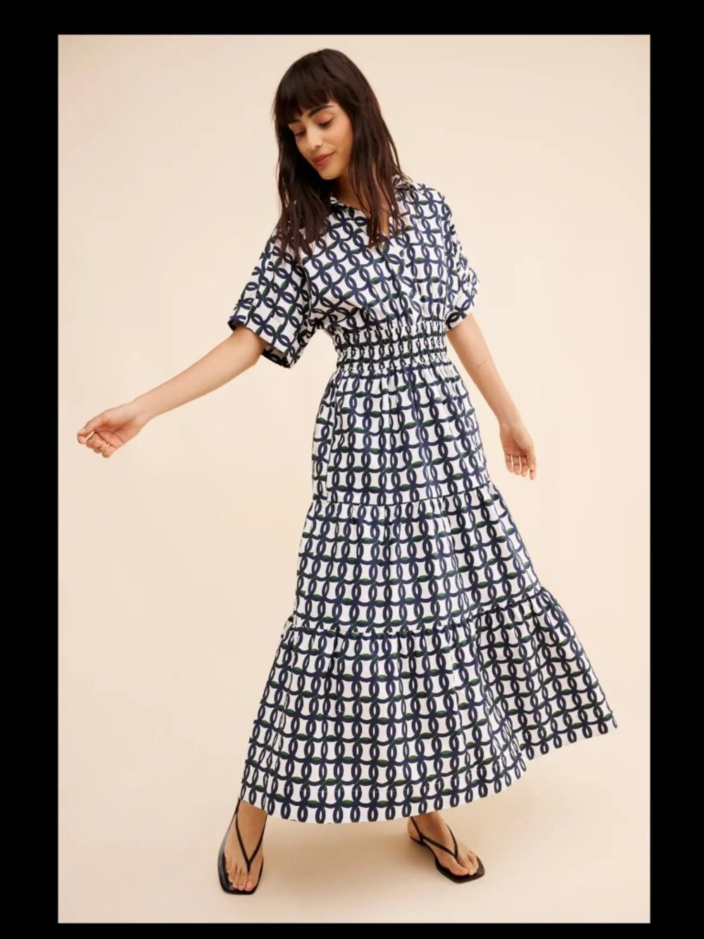 Anthropologie The Somerset Maxi Dress Sz L